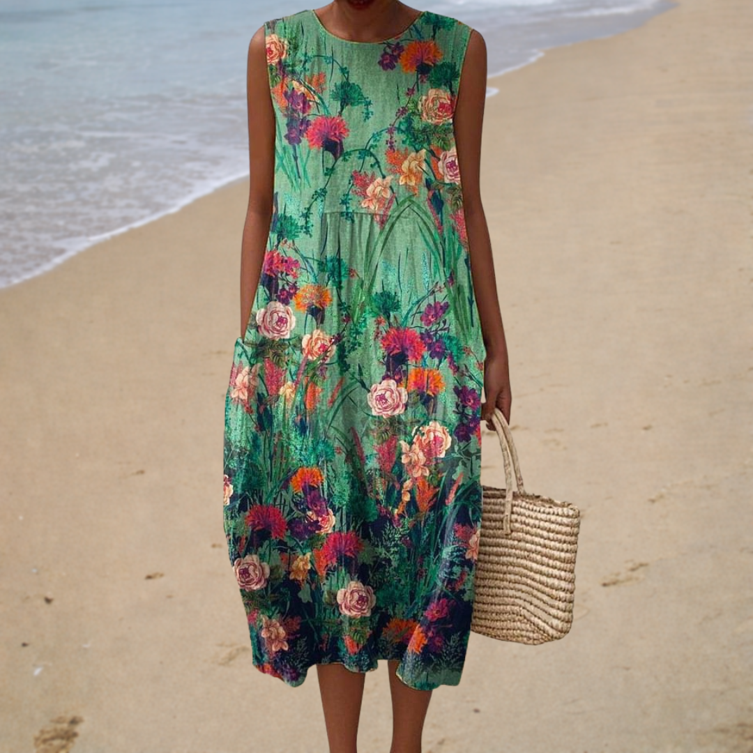 Florencia | Floral Midi Dress