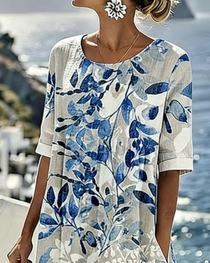Alba | Loose and Lightweight Floral Midi Dress
