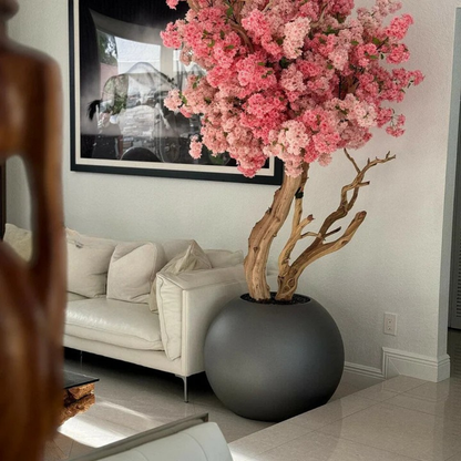 Matte Globe Cherry Blossom Tree